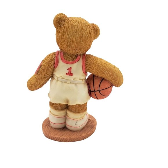 Cherished Teddies 1007 Larry "You're My Shooting‎ Star" 203440 Basket Ball Bear - Picture 2 of 6